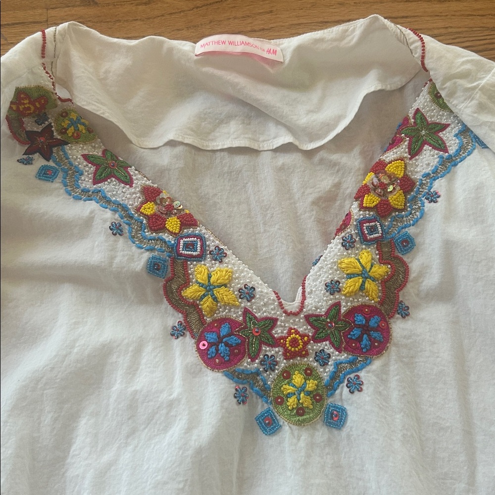 Matthew Williamson for H and M Limited Edition Beaded Belted Dress - Picture 2 of 10